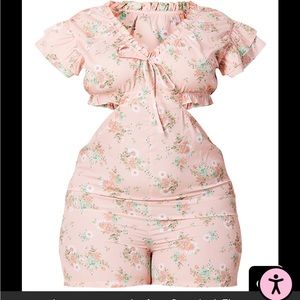 Brand new plus size 22 shorts romper